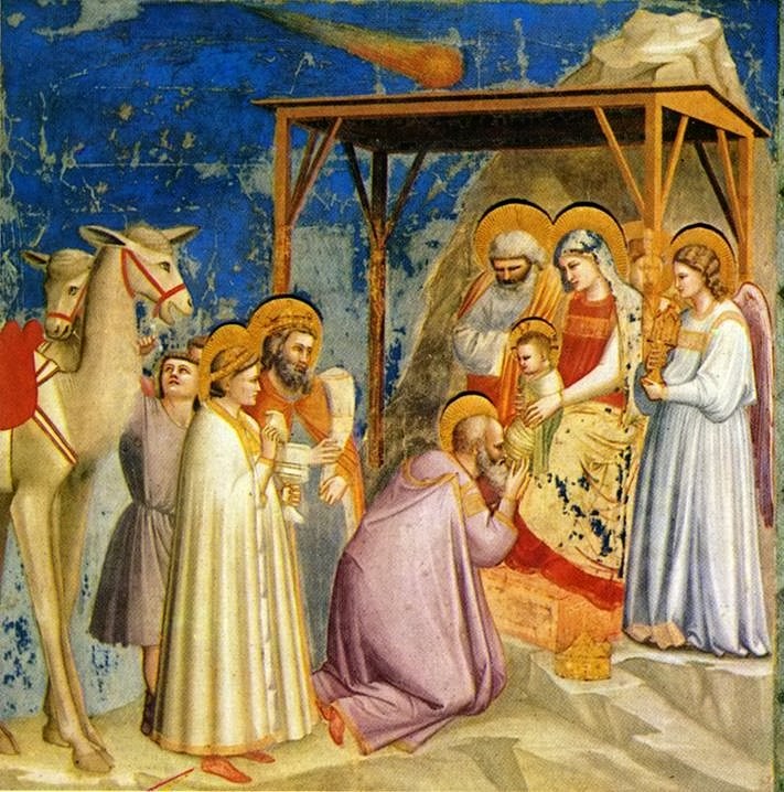 Giotto di Bondone: Anbetung der Knige, 1302