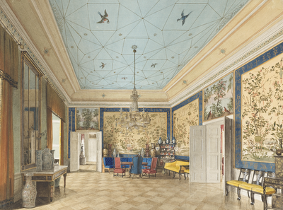 Das Chinesische Zimmer im Schlo Berlin 1850