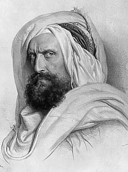 Selbstporträt als Beduine 1852