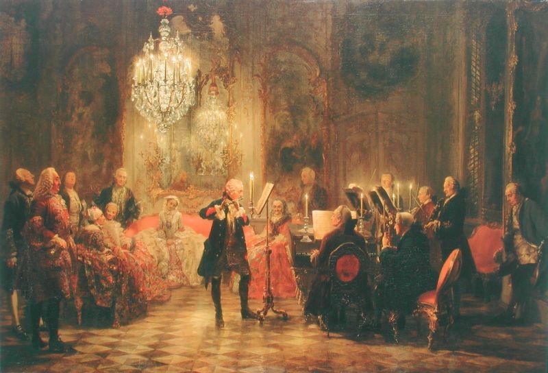 Das Flötenkozert 1852