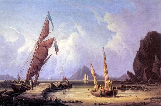 Robert Salmon: Segelschiffe