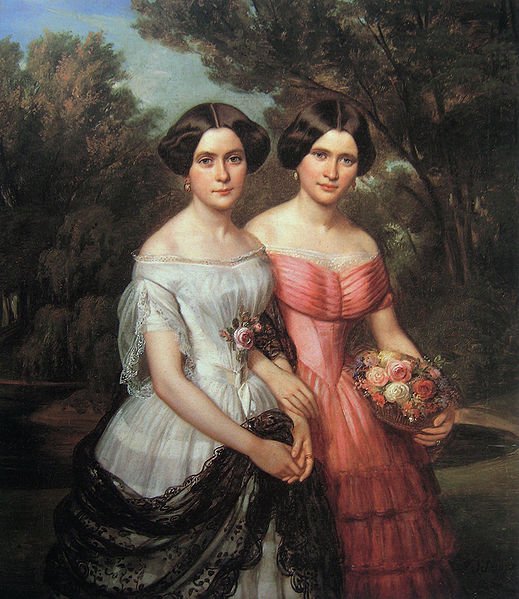 Die Töchter des Künstlers 1852