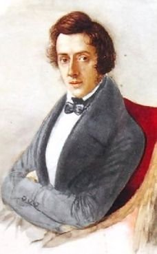 Chopin, von Maria Wodzinski aquarelliert