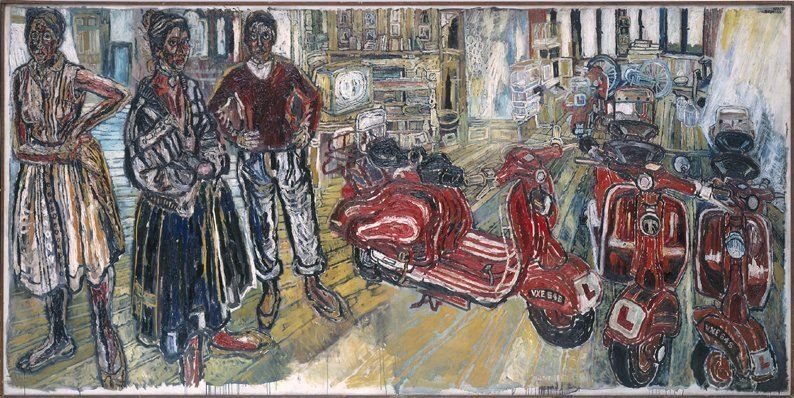 John Bratby: Four Lambrettas and Three Portraits of Janet Churchman